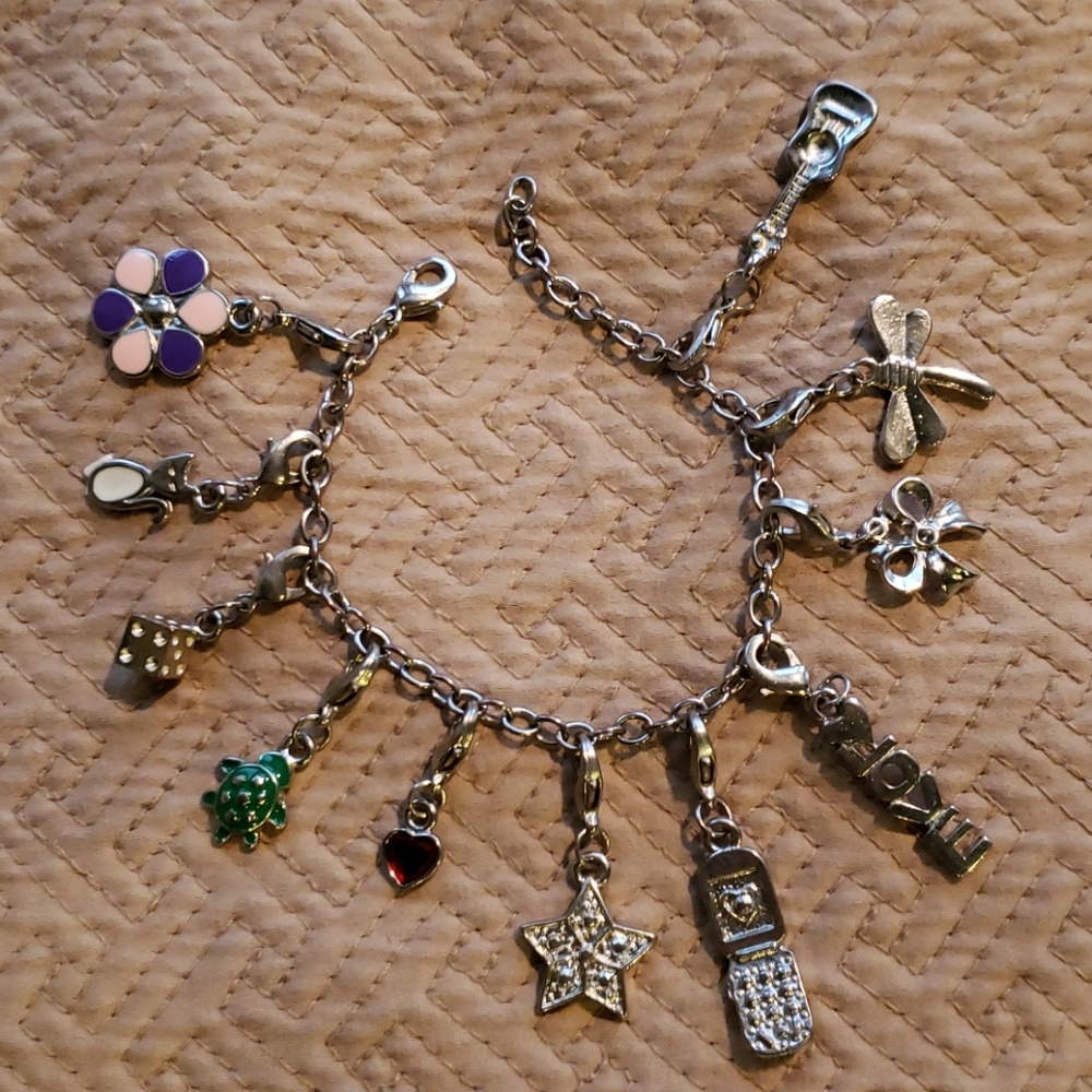 Charm Bracelet with lobster clasp